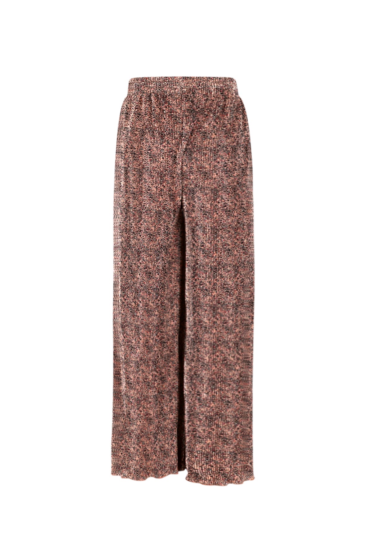 NoNo Sun AOP Leopard Plissee Palazzo