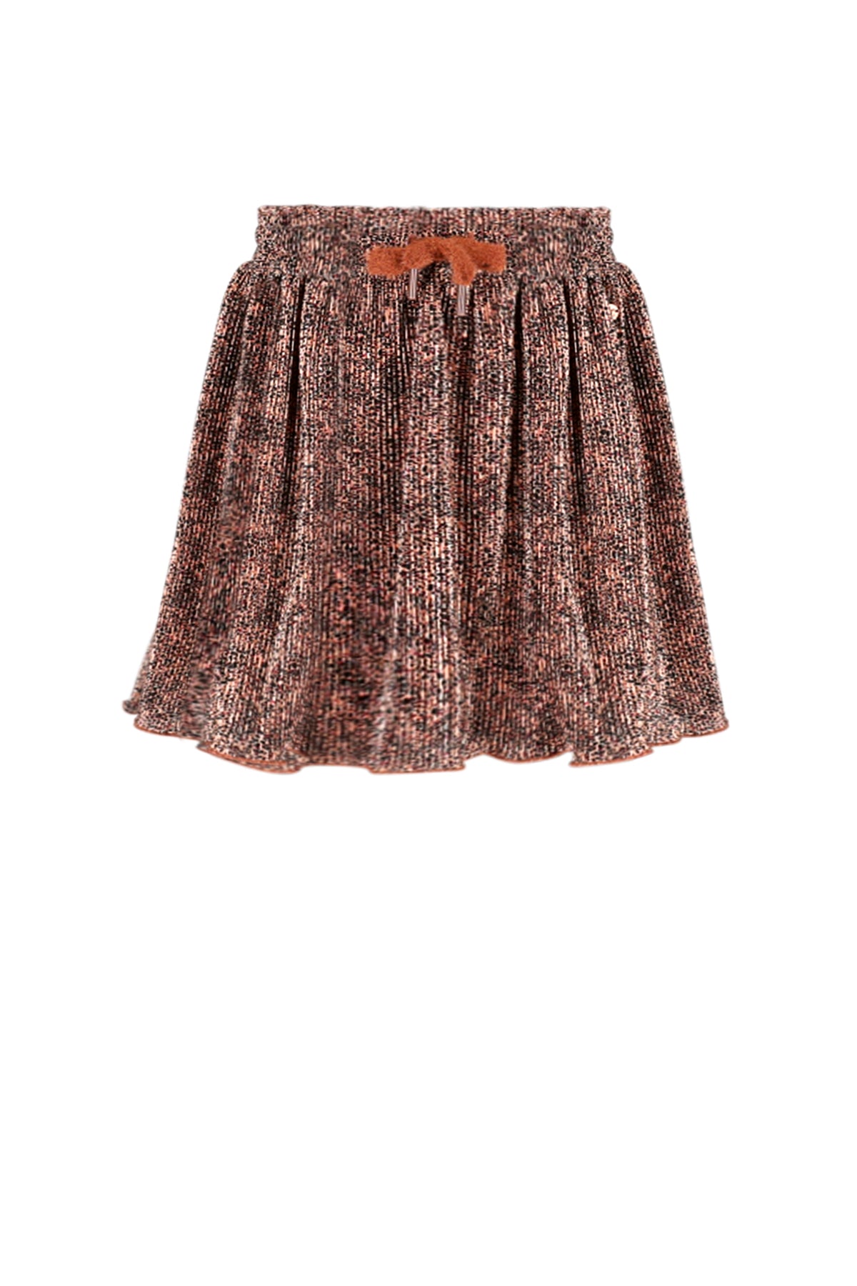 NoNo Nele AOP Leopard Plissee Skirt