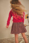 NoNo Nele AOP Leopard Plissee Skirt
