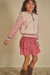 NoNo Nika Pailsy Smocked layered skirt