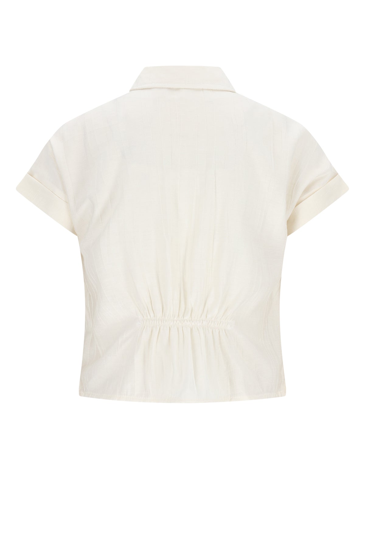 Meisjes Tammy Oversized Blouse S/SL van NoNo in de kleur Pearled Ivory in maat 134-140.