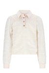Meisjes Temmy Blouse Tshirt L/SL van NoNo in de kleur Pearled Ivory in maat 134-140.