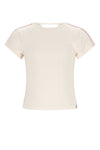 Meisjes Kris Rib Jersey S/SL Tshirt van NoNo in de kleur Pearled Ivory in maat 134-140.