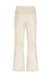 Meisjes Soy Flared Foil Coated Fake Suede Pants van NoNo in de kleur Pearled Ivory in maat 134-140.
