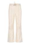 Meisjes Soy Flared Foil Coated Fake Suede Pants van NoNo in de kleur Pearled Ivory in maat 134-140.