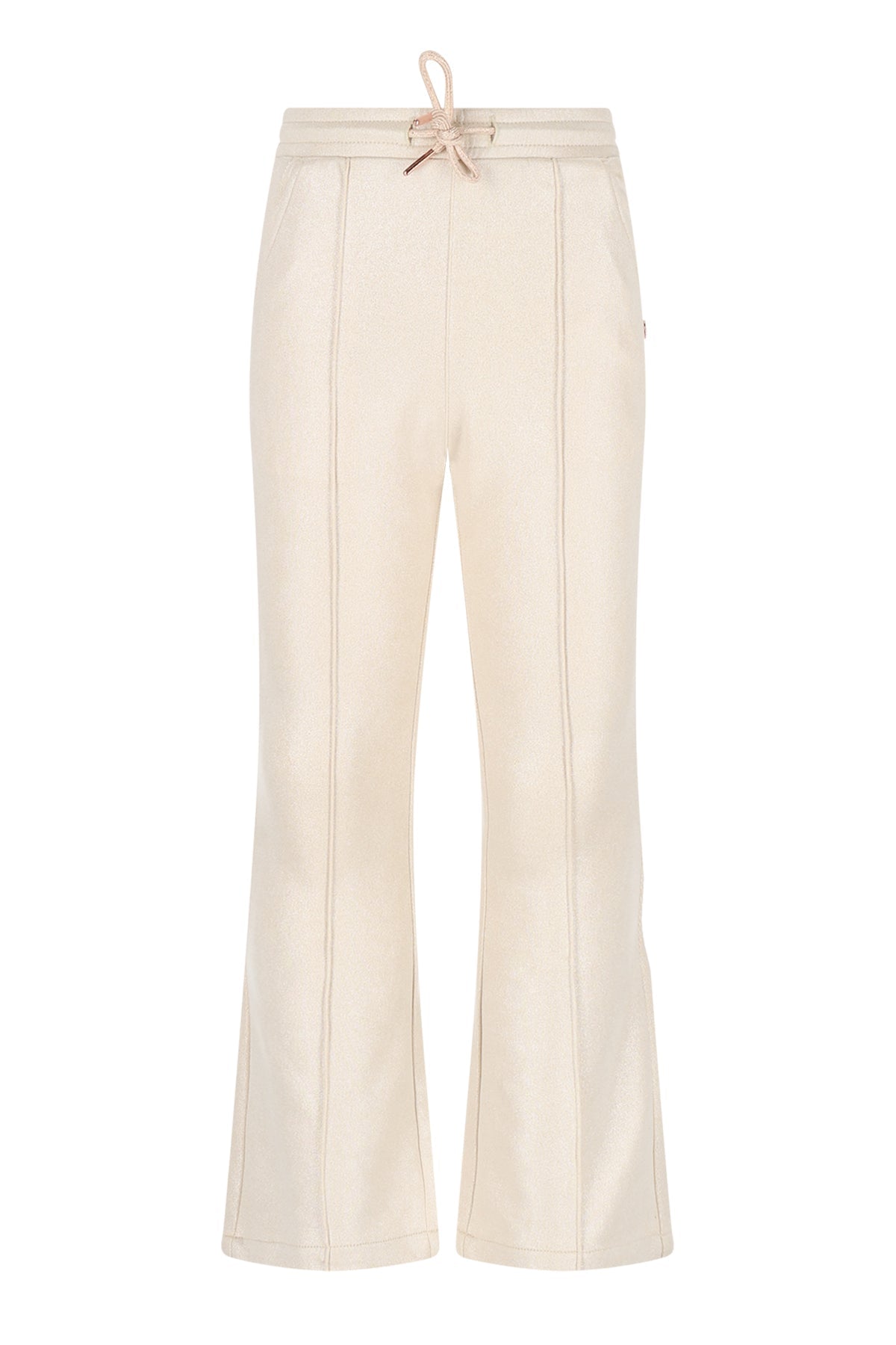 NoNo Soy Flared Foil Coated Fake Suede Pants