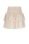 Meisjes Nika Smocked Skirt van NoNo in de kleur Pearled Ivory in maat 134-140.