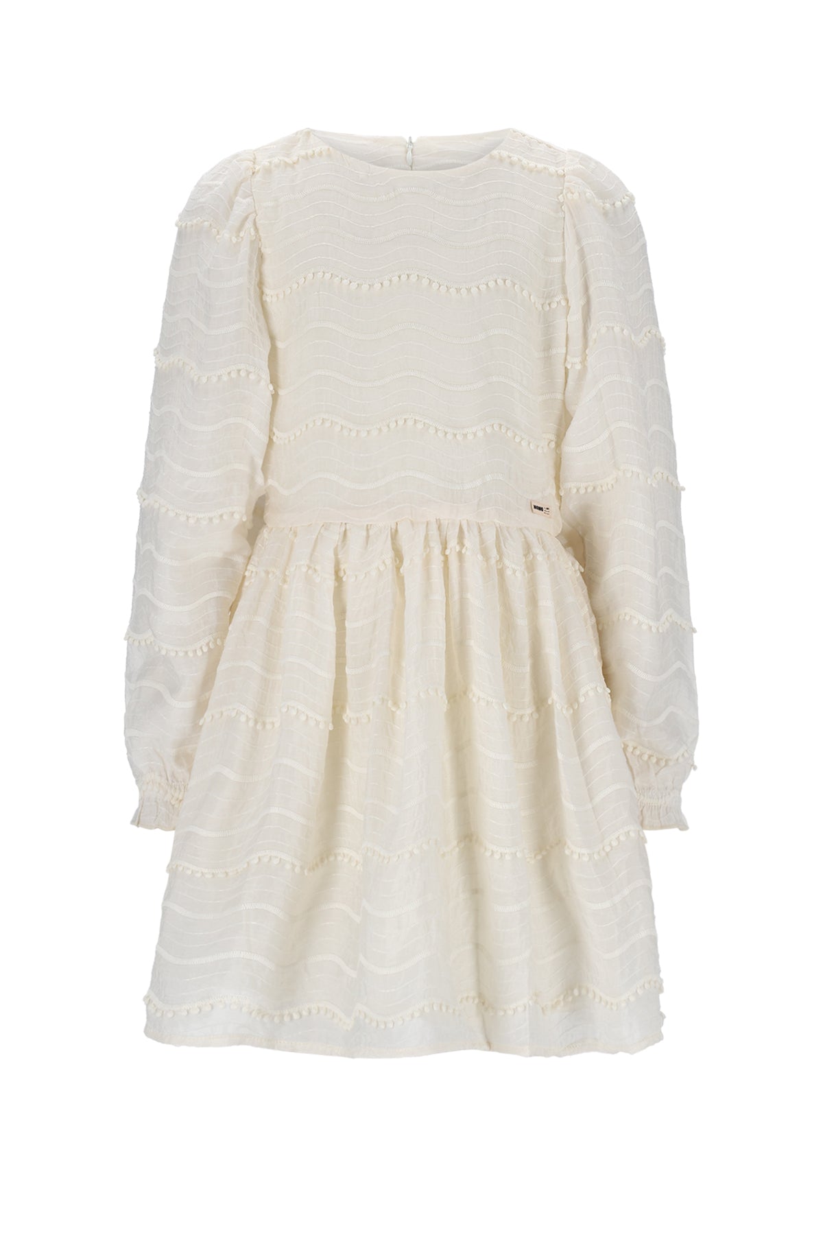 NoNo Milly Dress L/SL with PomPom details