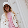 Meisjes T-shirt, loose fit van No Way Monday in de kleur Pink in maat 164.