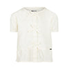 Meisjes Blouse ss van No Way Monday in de kleur Off white in maat 164.