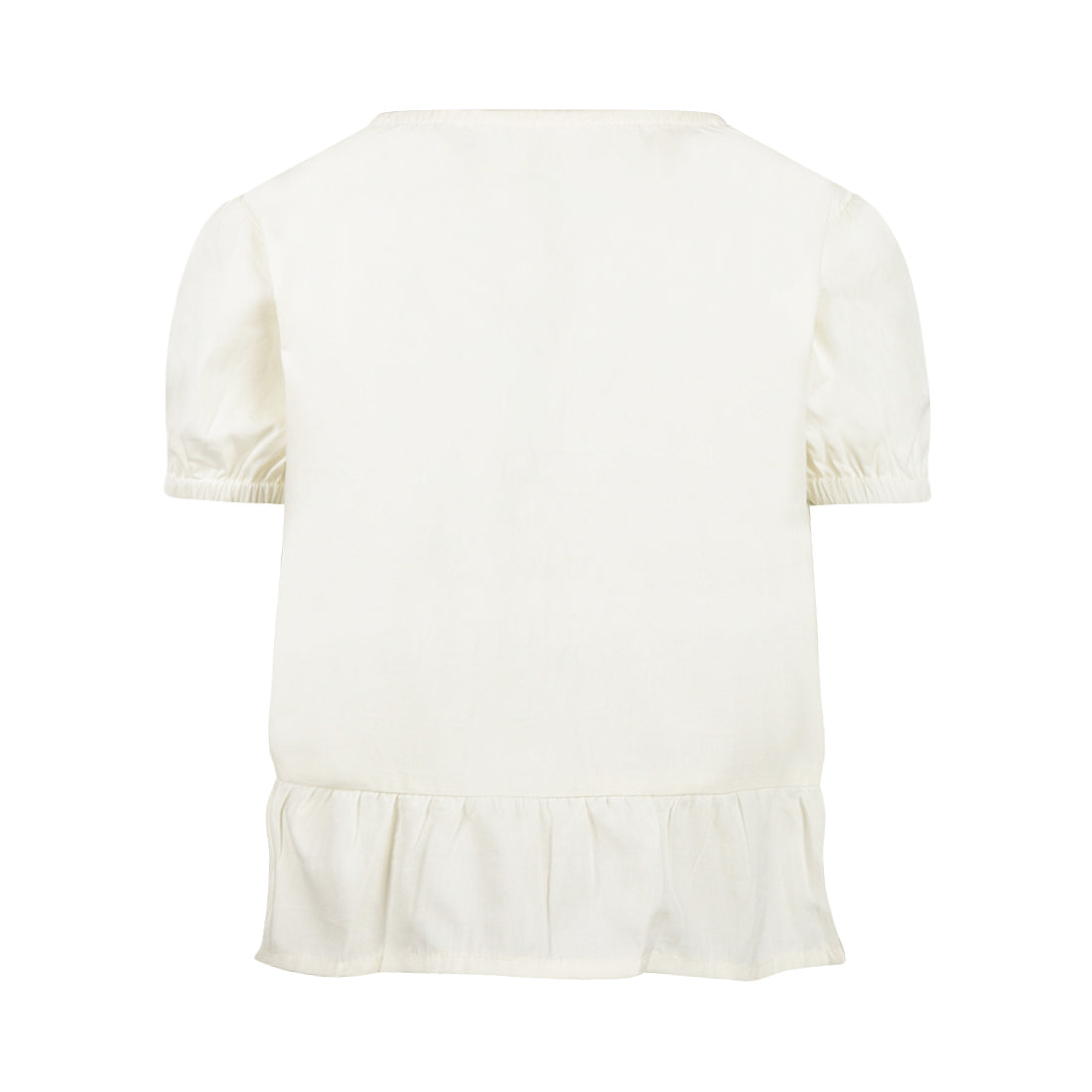 Meisjes Blouse ss van No Way Monday in de kleur Off white in maat 164.