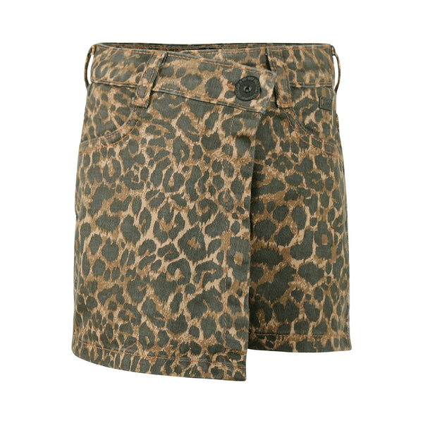 Meisjes Jeans skort van No Way Monday in de kleur Beige in maat 164.