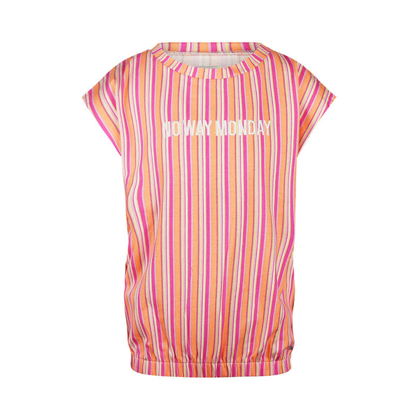 Meisjes Top, loose fit van No Way Monday in de kleur Multi colour in maat 164.
