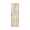 Meisjes Jogging trousers, wide leg, cargo van No Way Monday in de kleur Beige in maat 164.