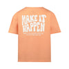 Meisjes T-shirt, loose fit van No Way Monday in de kleur Faded orange in maat 164.