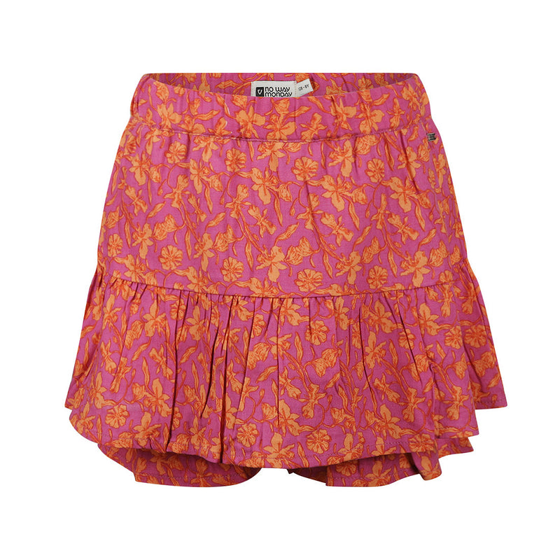 Meisjes Skort van No Way Monday in de kleur Fuchsia in maat 164.