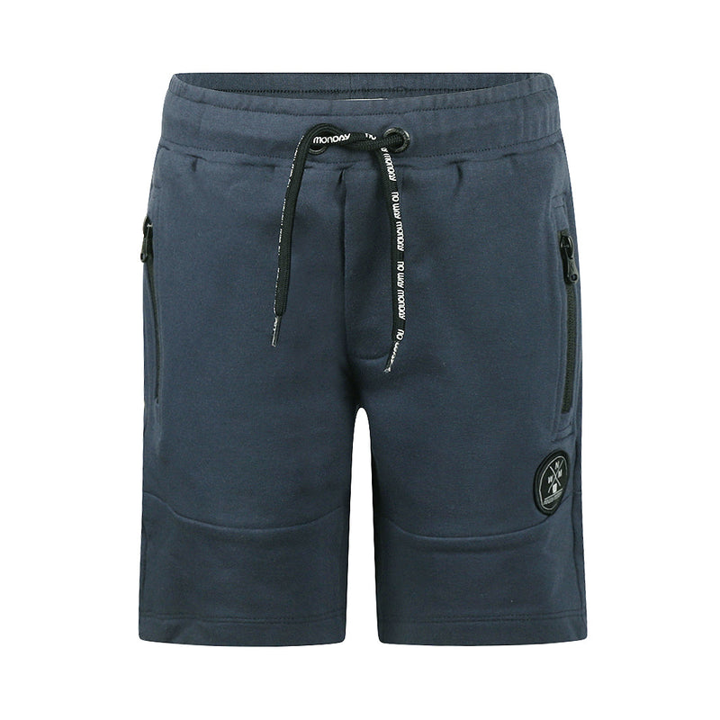Jongens Jogging shorts van No Way Monday in de kleur Navy in maat 164.
