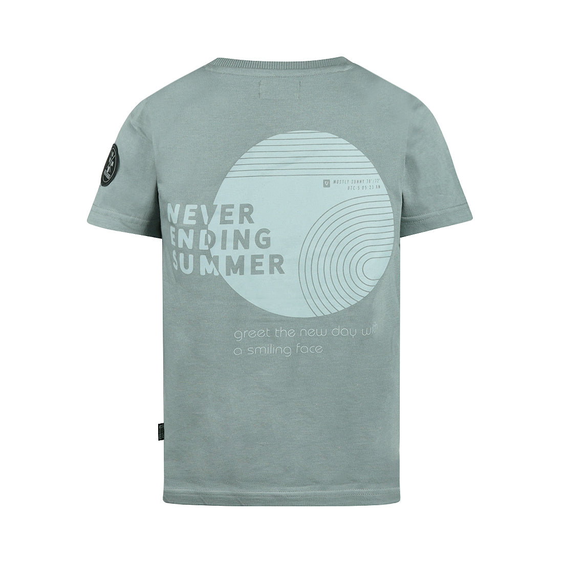 Jongens T-shirt van No Way Monday in de kleur Ocean in maat 164.