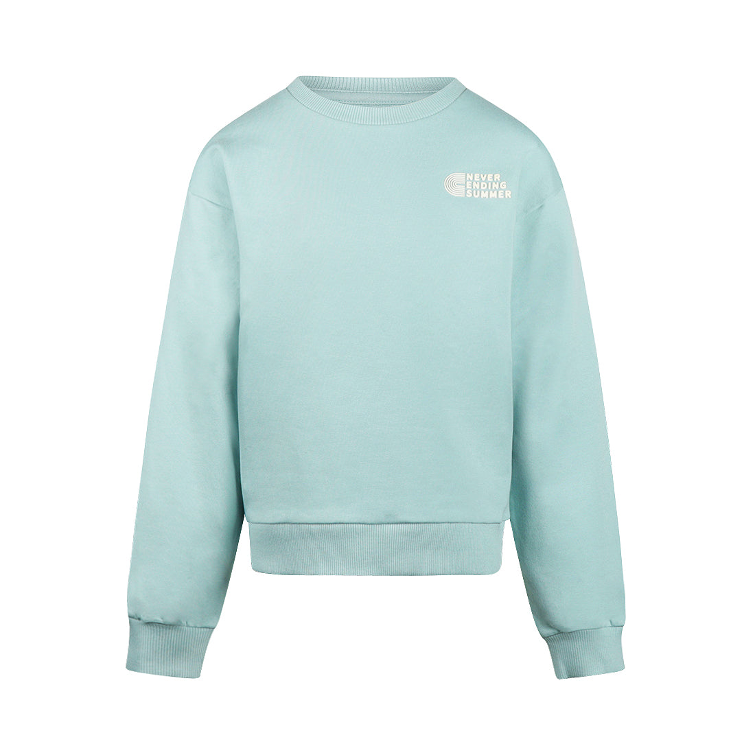 Jongens Sweater van No Way Monday in de kleur Ocean in maat 164.