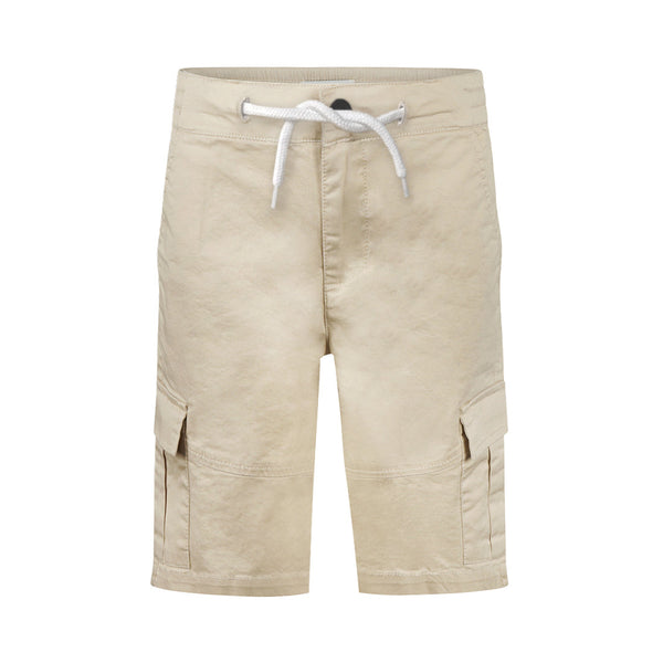 Jongens Shorts, cargo van No Way Monday in de kleur Pebble in maat 164.