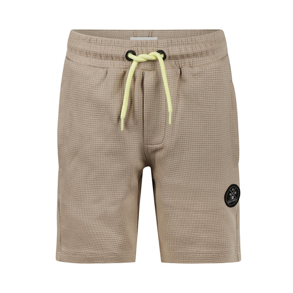 Jongens Jogging shorts van No Way Monday in de kleur Dark sand in maat 164.