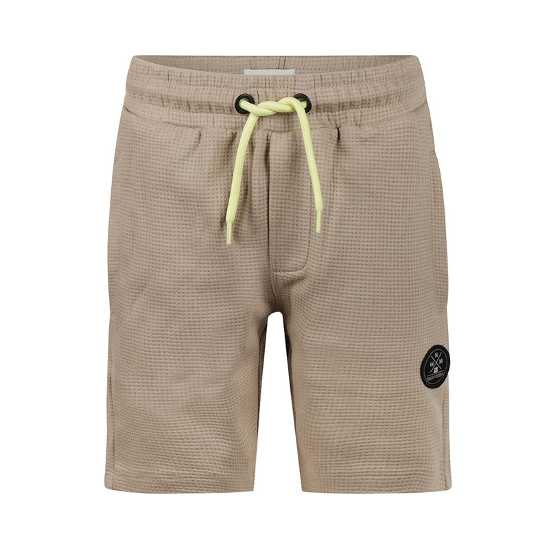 Jongens Jogging shorts van No Way Monday in de kleur Dark sand in maat 164.