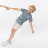 Jongens Shorts, regular van No Way Monday in de kleur Light grey in maat 164.