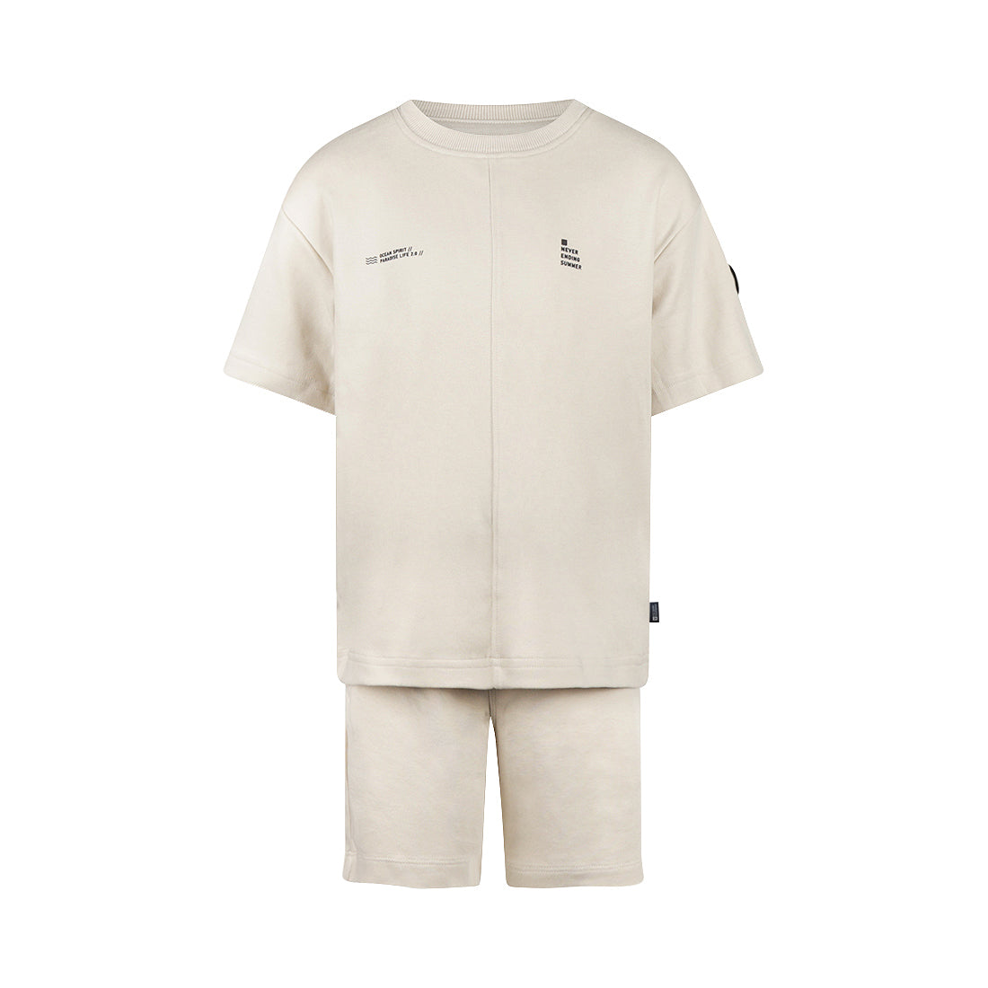 No Way Monday 2 pc set, loose fit, T-shirt, Jogging shorts