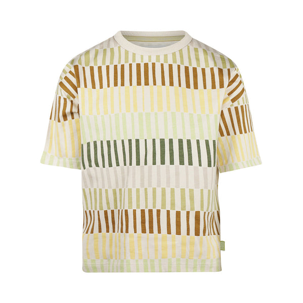 Jongens T-shirt, loose fit van Koko Noko in de kleur Faded green in maat 128.