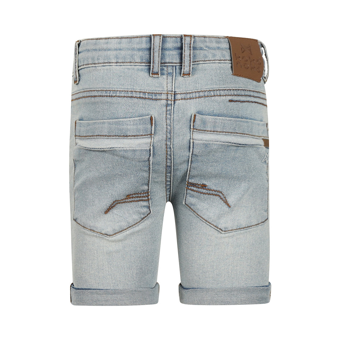 Jongens Jeans shorts, loose fit van Koko Noko in de kleur Blue jeans in maat 128.