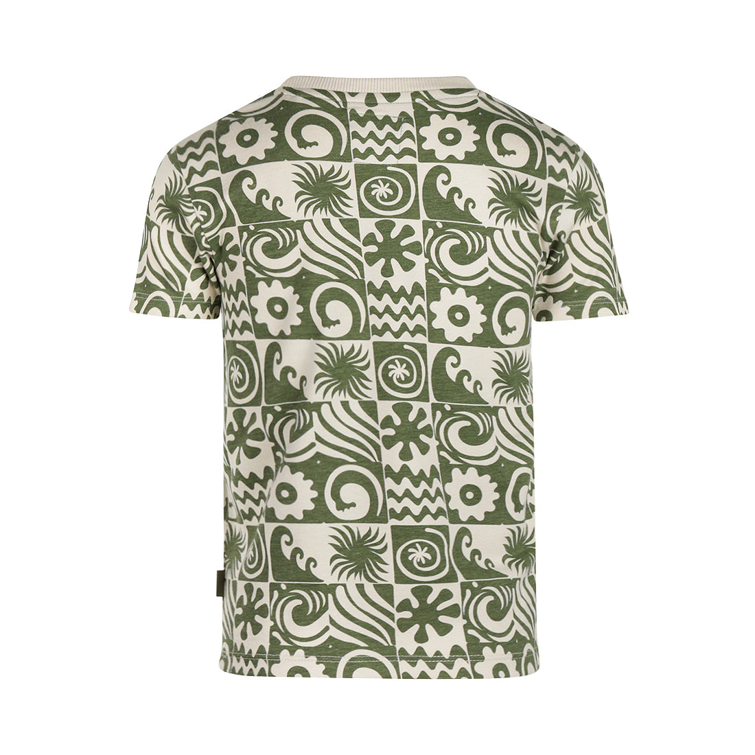 Jongens T-shirt van Koko Noko in de kleur Olive in maat 128.