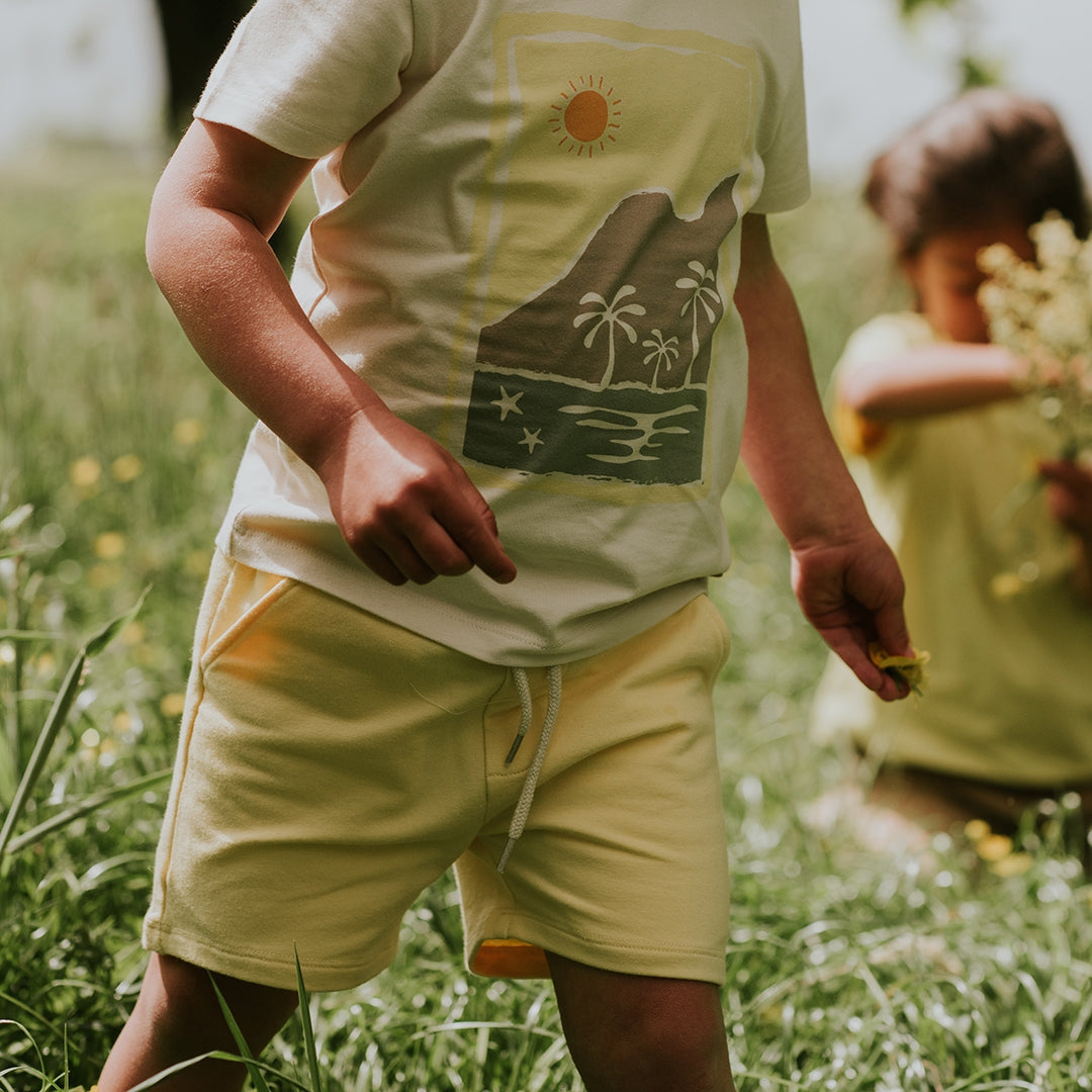 Jongens Jogging shorts, 2-pack van Koko Noko in de kleur Sage in maat 128.