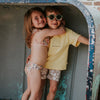 Jongens T-shirt, loose fit van Koko Noko in de kleur Yellow in maat 128.