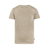 Jongens T-shirt long back van Koko Noko in de kleur Sand in maat 128.