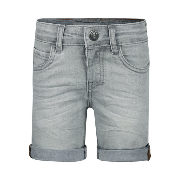 Jongens Jeans shorts, loose fit van Koko Noko in de kleur Grey jeans in maat 128.