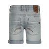 Jongens Jeans shorts, loose fit van Koko Noko in de kleur Grey jeans in maat 128.