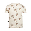 Jongens T-shirt van Koko Noko in de kleur Off white in maat 128.