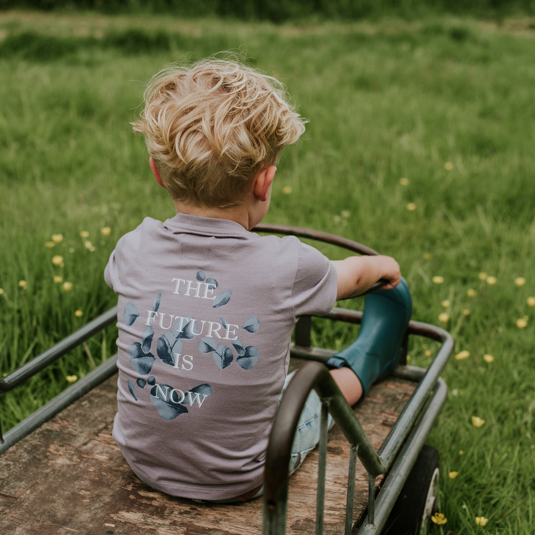 Jongens T-shirt van Koko Noko in de kleur Purple in maat 128.