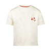 Meisjes T-shirt, loose fit van Koko Noko in de kleur Off white in maat 128.