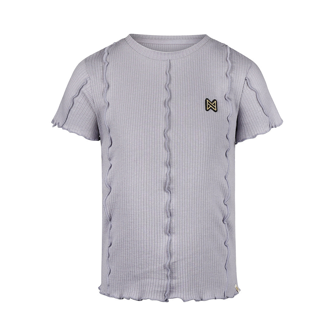 Meisjes T-shirt van Koko Noko in de kleur Faded Lavender in maat 128.