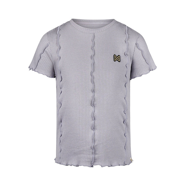 Meisjes T-shirt van Koko Noko in de kleur Faded Lavender in maat 128.