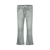 Meisjes Jeans, flared van Koko Noko in de kleur Grey jeans in maat 128.
