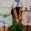 Meisjes Jogging shorts, loose fit van Koko Noko in de kleur Pink in maat 128.