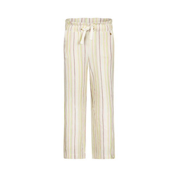 Meisjes Trousers, wide leg van Koko Noko in de kleur Off white in maat 128.