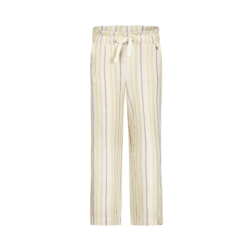 Meisjes Trousers, wide leg van Koko Noko in de kleur Off white in maat 128.