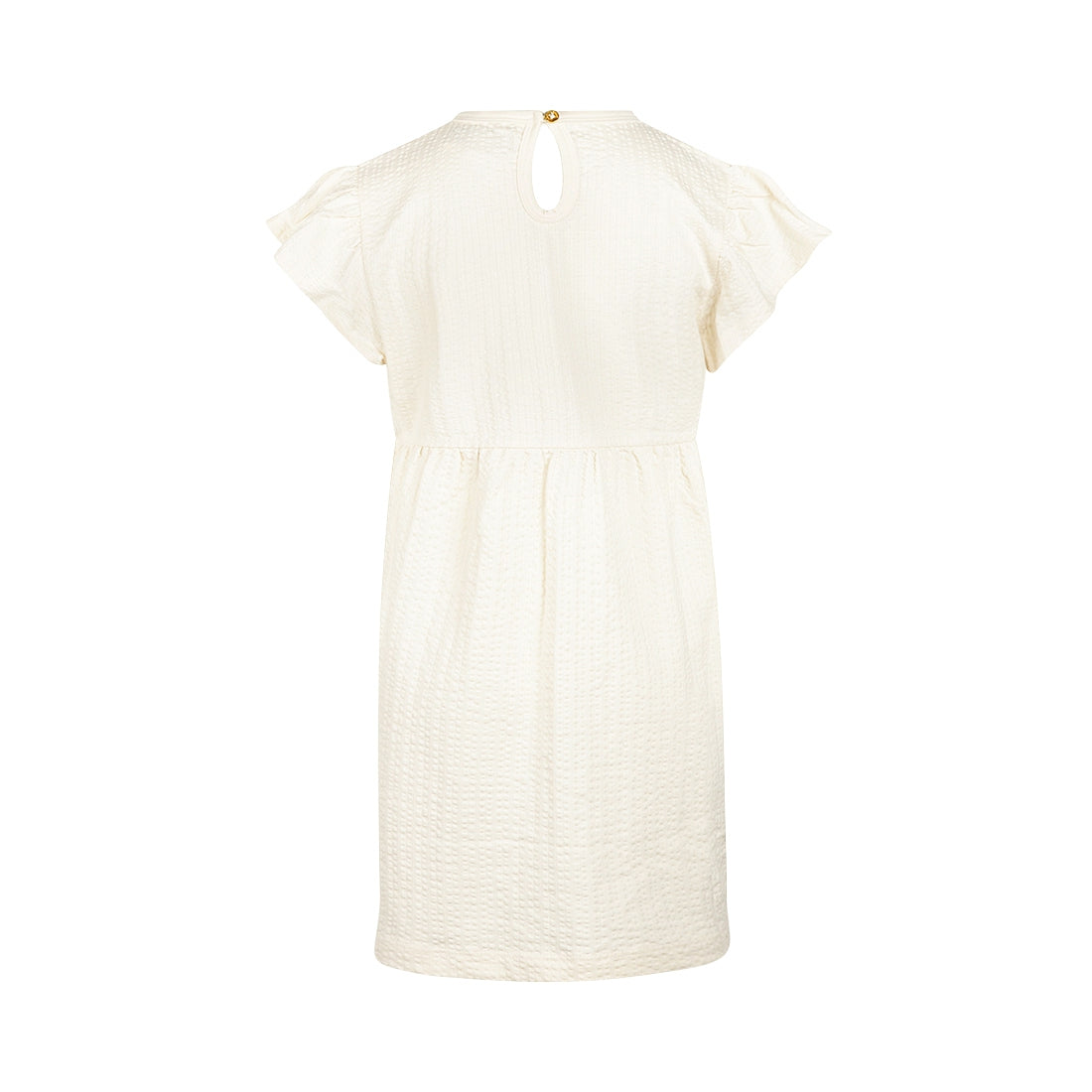 Meisjes Dress ss van  in de kleur Off white in maat 128.