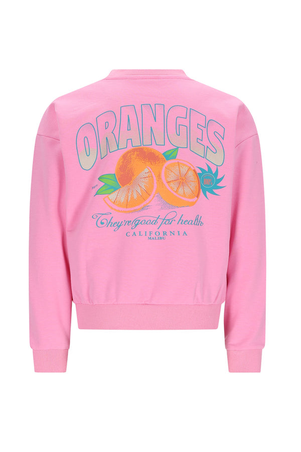 NoNo Konono Sweater with Oranged print at back