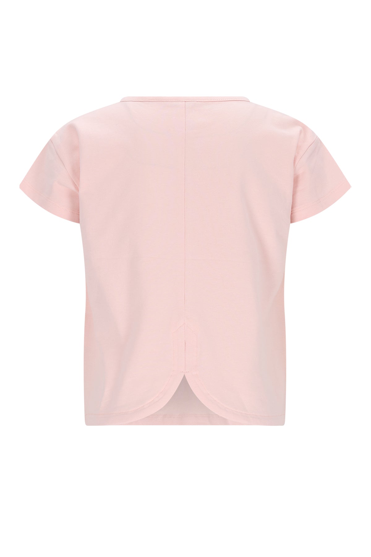 Meisjes Kase Tshirt S/SL with icecream print van NoNo in de kleur Pale Blush Pink in maat 134-140.
