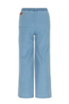 Meisjes Sue Light Weight Denim Palazzo with contrast seams van NoNo in de kleur Dream Blue in maat 134-140.