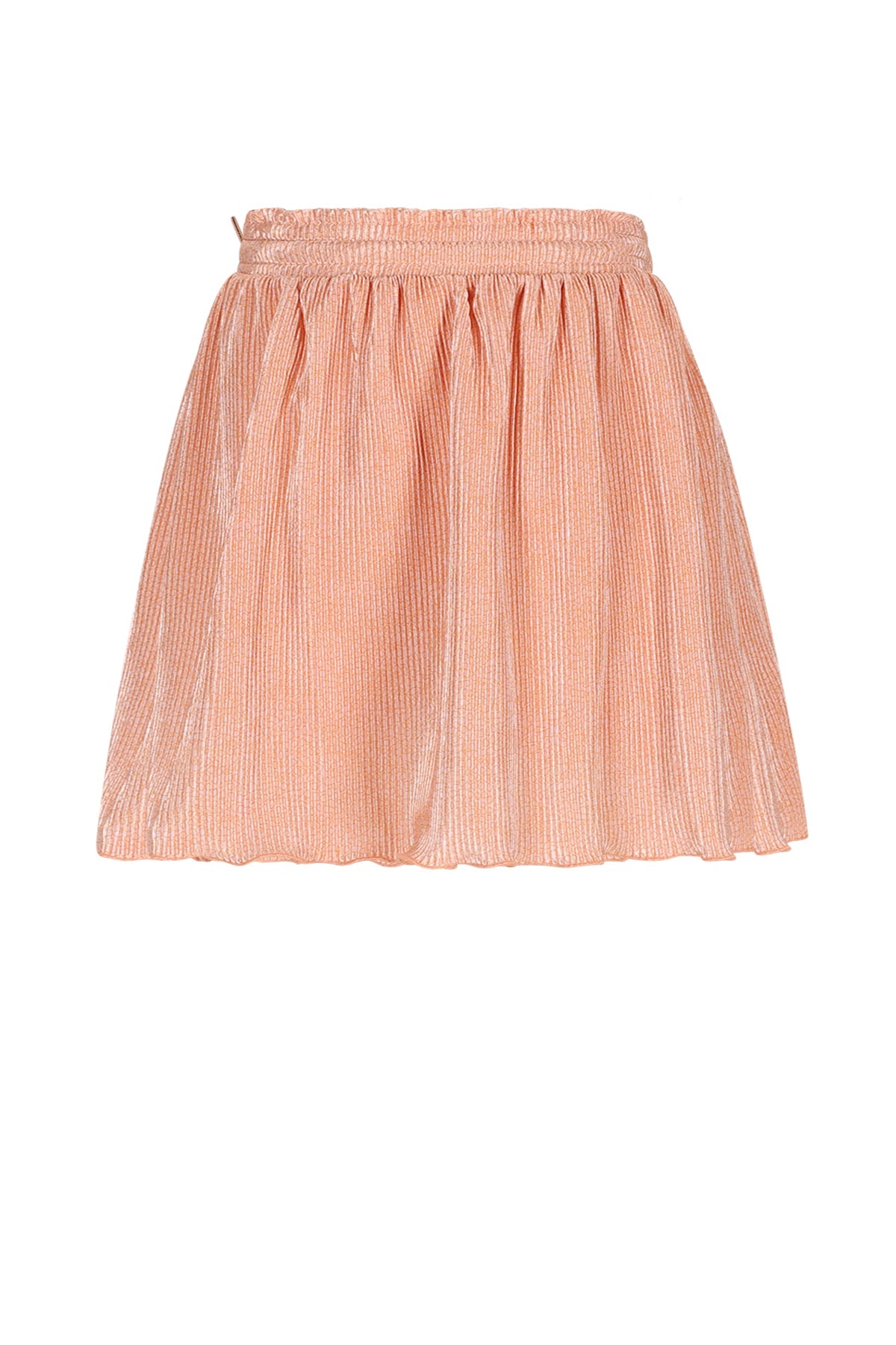 Meisjes Norah Plisse Skirt van NoNo in de kleur Pale Blush Pink in maat 134-140.